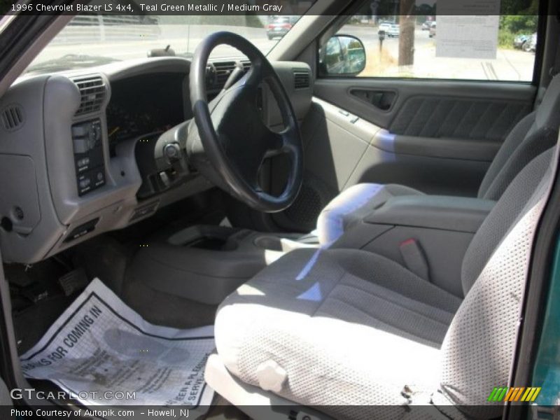 Teal Green Metallic / Medium Gray 1996 Chevrolet Blazer LS 4x4