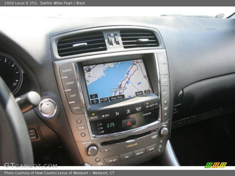Starfire White Pearl / Black 2009 Lexus IS 350