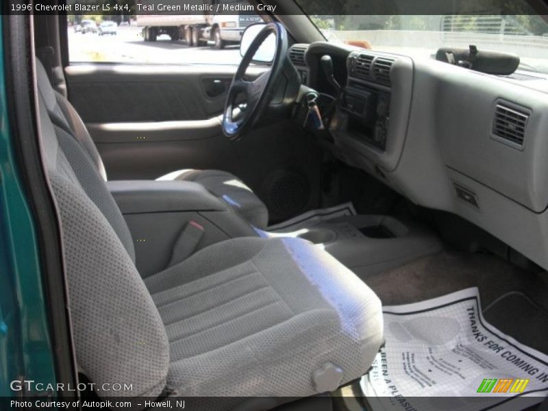 Teal Green Metallic / Medium Gray 1996 Chevrolet Blazer LS 4x4