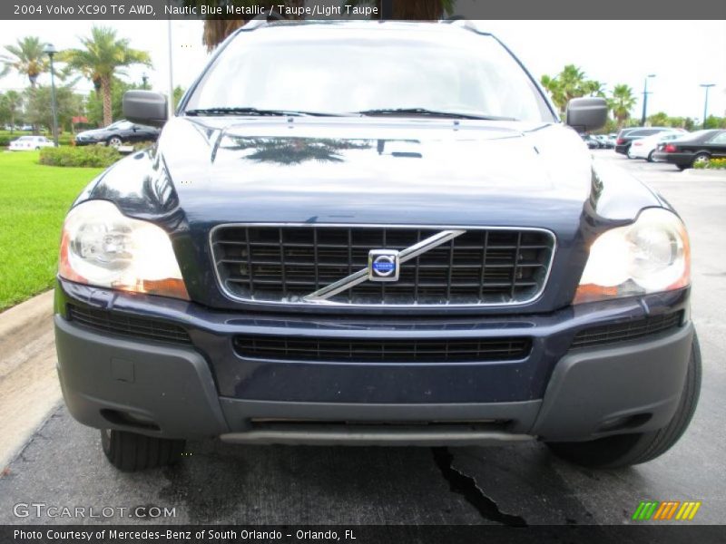Nautic Blue Metallic / Taupe/Light Taupe 2004 Volvo XC90 T6 AWD