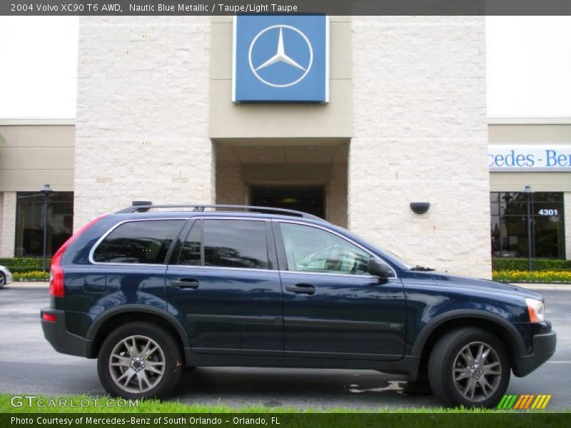 Nautic Blue Metallic / Taupe/Light Taupe 2004 Volvo XC90 T6 AWD