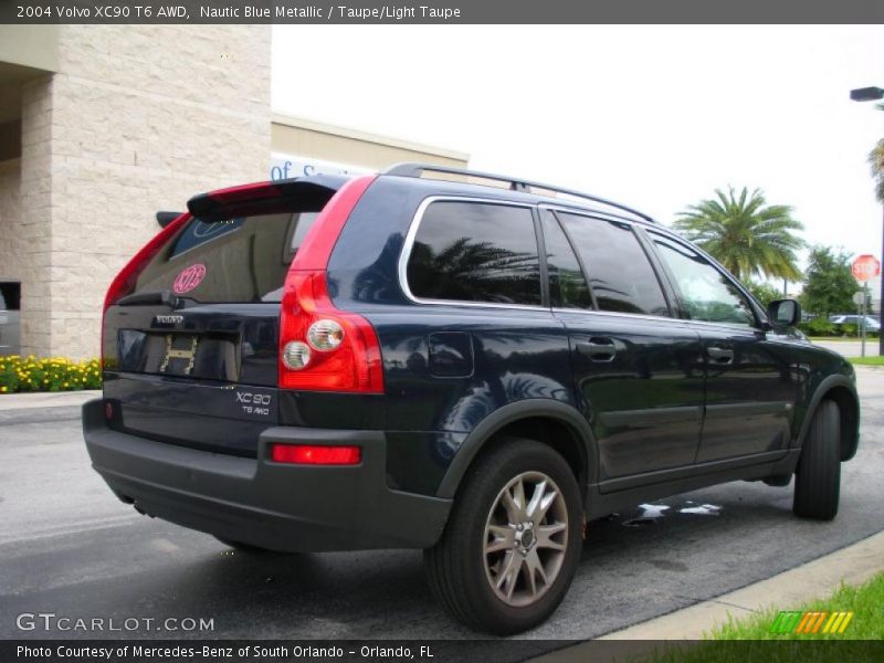 Nautic Blue Metallic / Taupe/Light Taupe 2004 Volvo XC90 T6 AWD