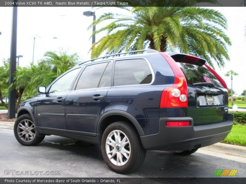 Nautic Blue Metallic / Taupe/Light Taupe 2004 Volvo XC90 T6 AWD