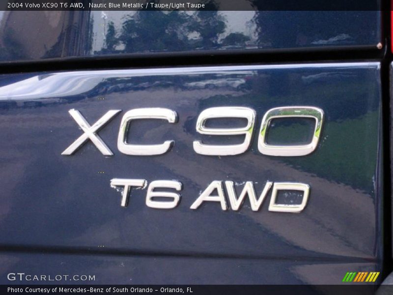 Nautic Blue Metallic / Taupe/Light Taupe 2004 Volvo XC90 T6 AWD
