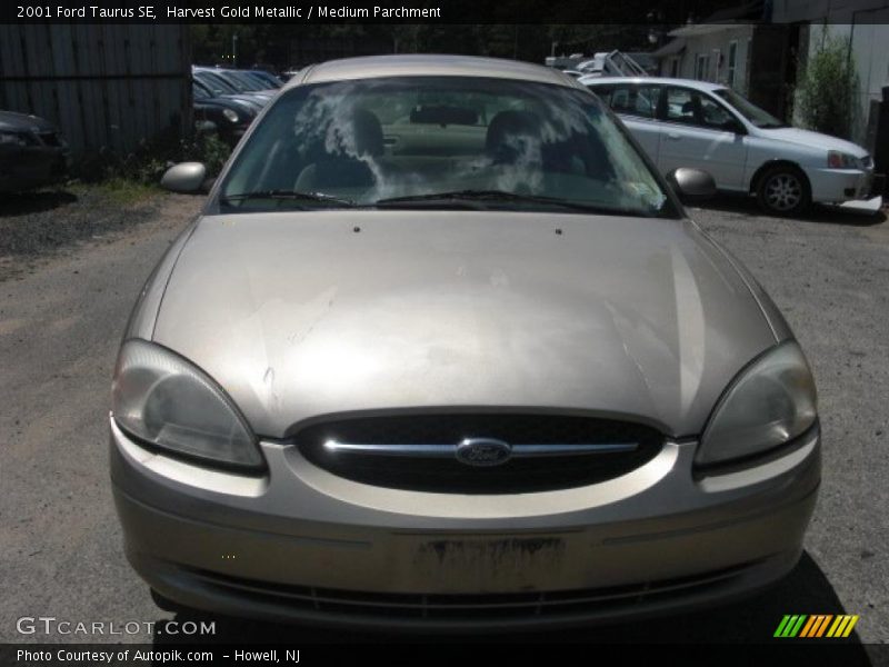 Harvest Gold Metallic / Medium Parchment 2001 Ford Taurus SE