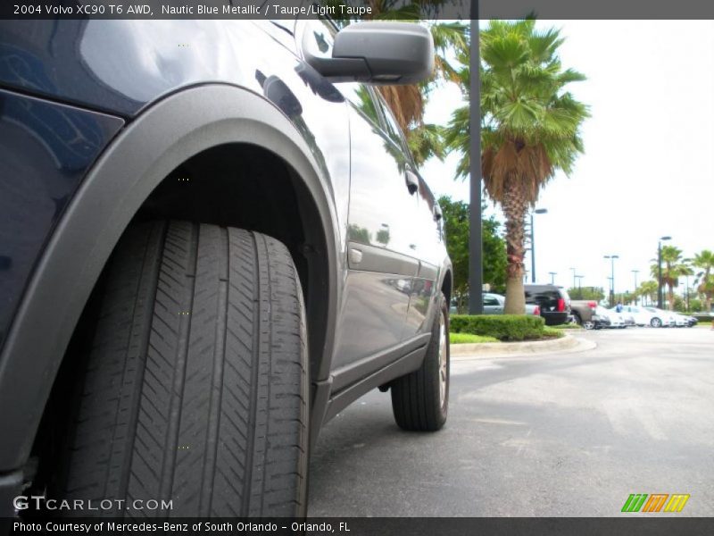 Nautic Blue Metallic / Taupe/Light Taupe 2004 Volvo XC90 T6 AWD