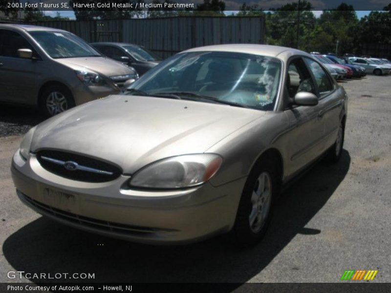 Harvest Gold Metallic / Medium Parchment 2001 Ford Taurus SE