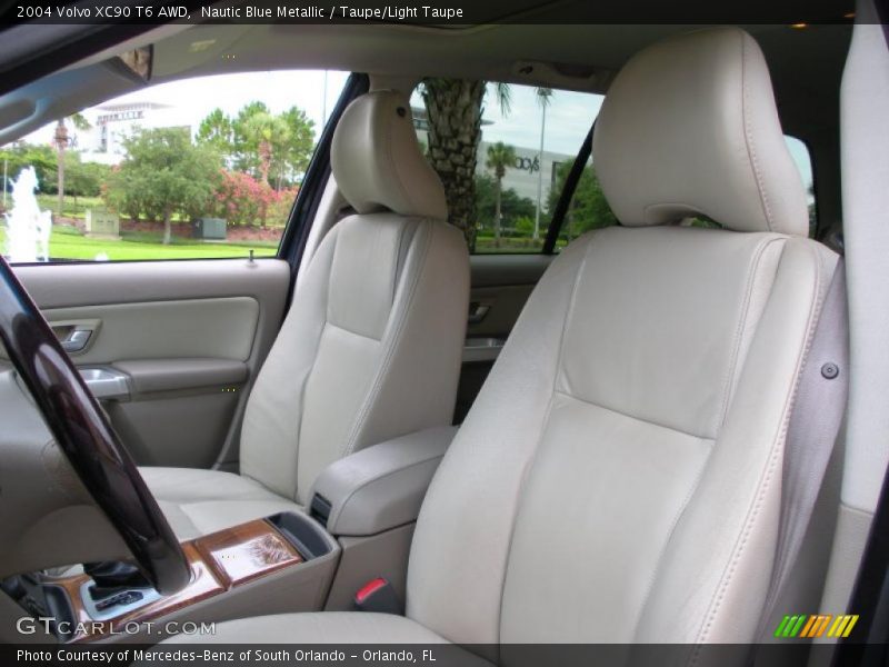 Nautic Blue Metallic / Taupe/Light Taupe 2004 Volvo XC90 T6 AWD
