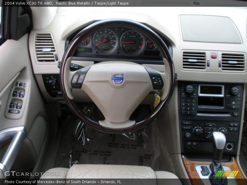 Nautic Blue Metallic / Taupe/Light Taupe 2004 Volvo XC90 T6 AWD