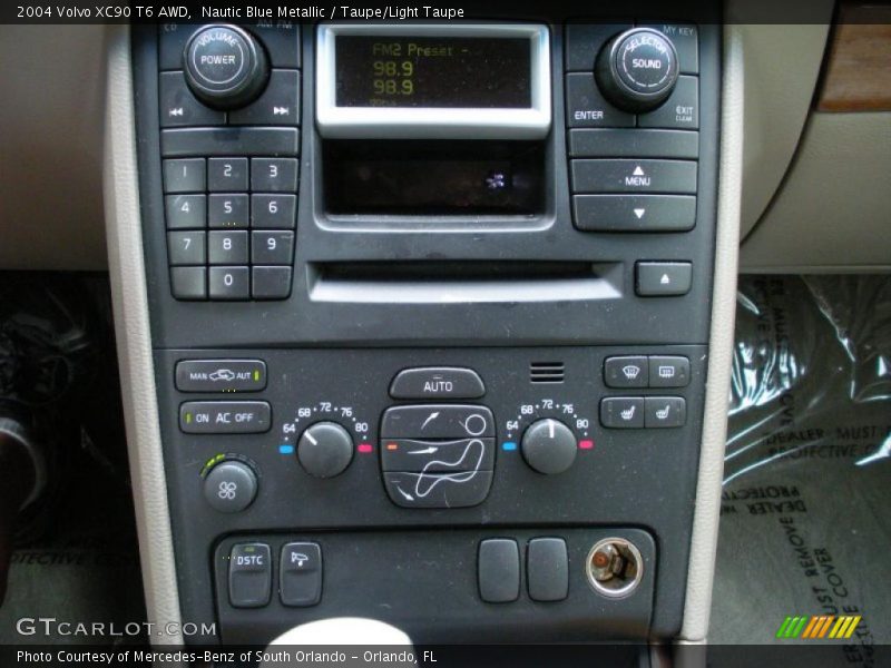 Nautic Blue Metallic / Taupe/Light Taupe 2004 Volvo XC90 T6 AWD