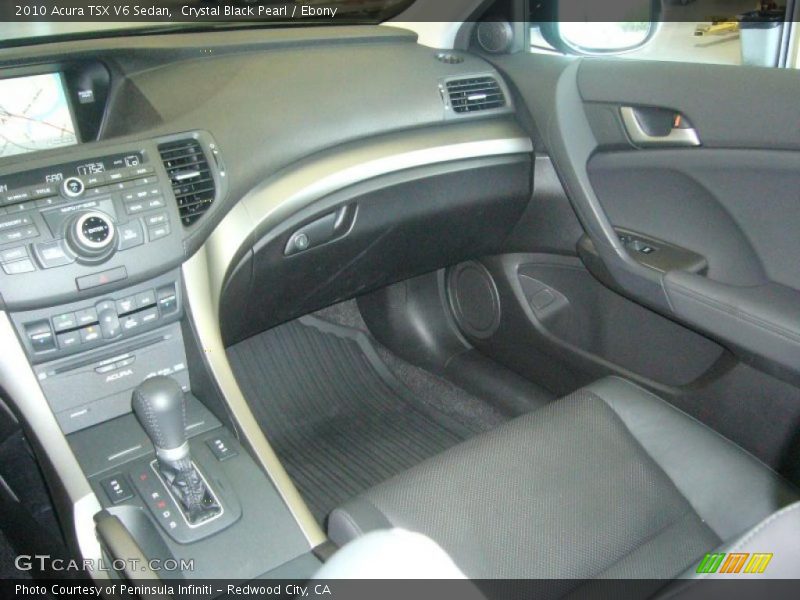 Crystal Black Pearl / Ebony 2010 Acura TSX V6 Sedan