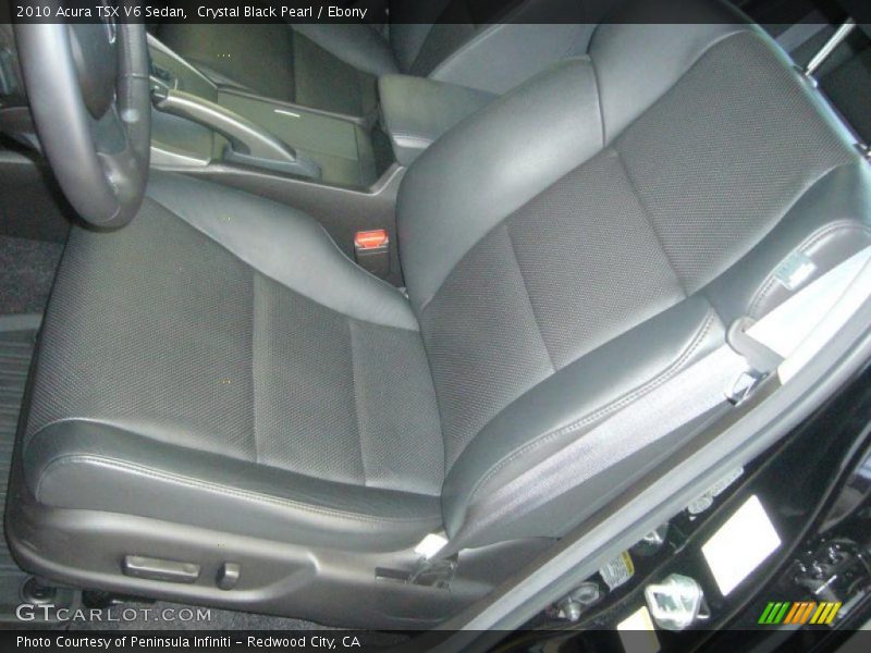 Crystal Black Pearl / Ebony 2010 Acura TSX V6 Sedan