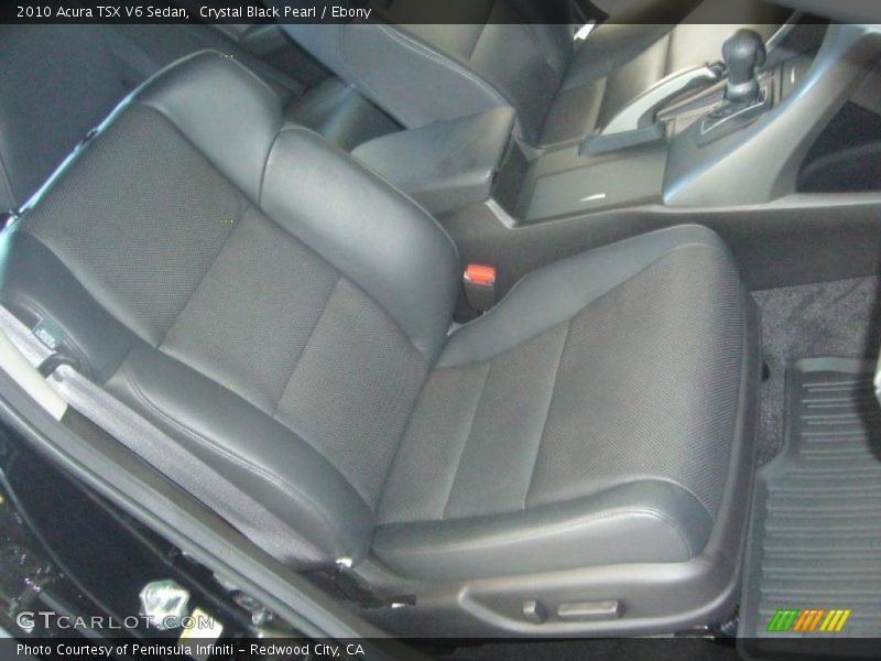 Crystal Black Pearl / Ebony 2010 Acura TSX V6 Sedan