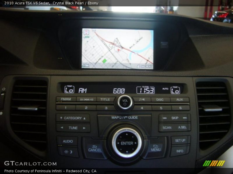 Crystal Black Pearl / Ebony 2010 Acura TSX V6 Sedan