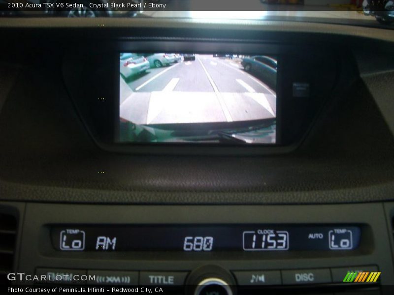 Crystal Black Pearl / Ebony 2010 Acura TSX V6 Sedan
