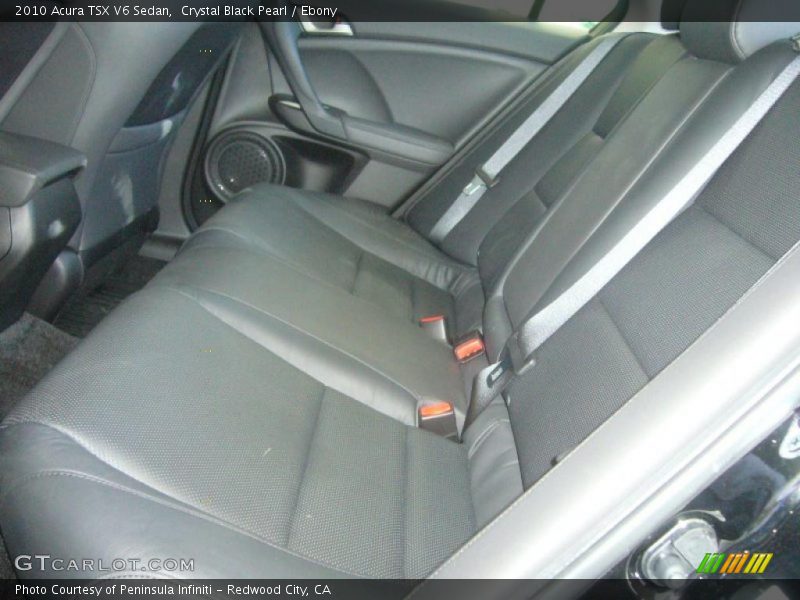 Crystal Black Pearl / Ebony 2010 Acura TSX V6 Sedan