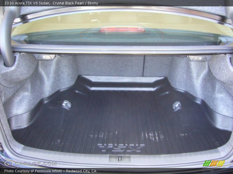 Crystal Black Pearl / Ebony 2010 Acura TSX V6 Sedan