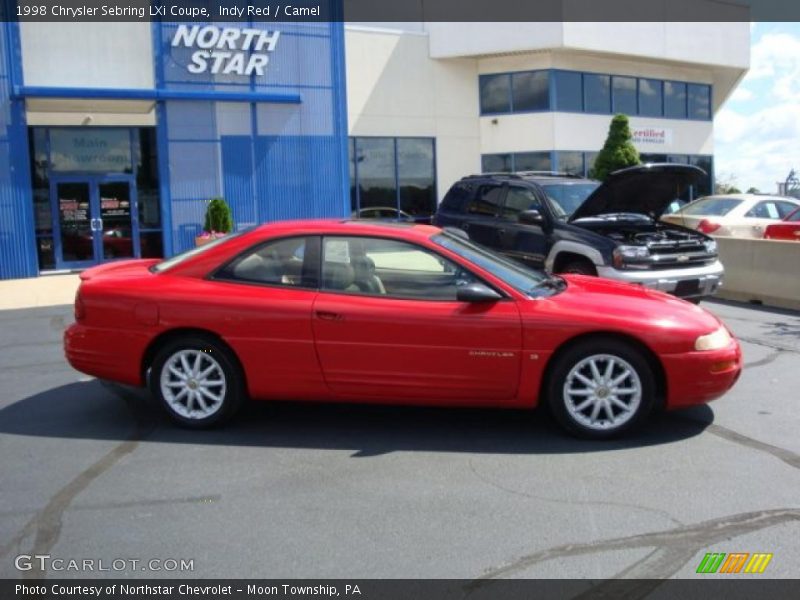 Indy Red / Camel 1998 Chrysler Sebring LXi Coupe