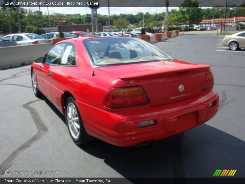 Indy Red / Camel 1998 Chrysler Sebring LXi Coupe