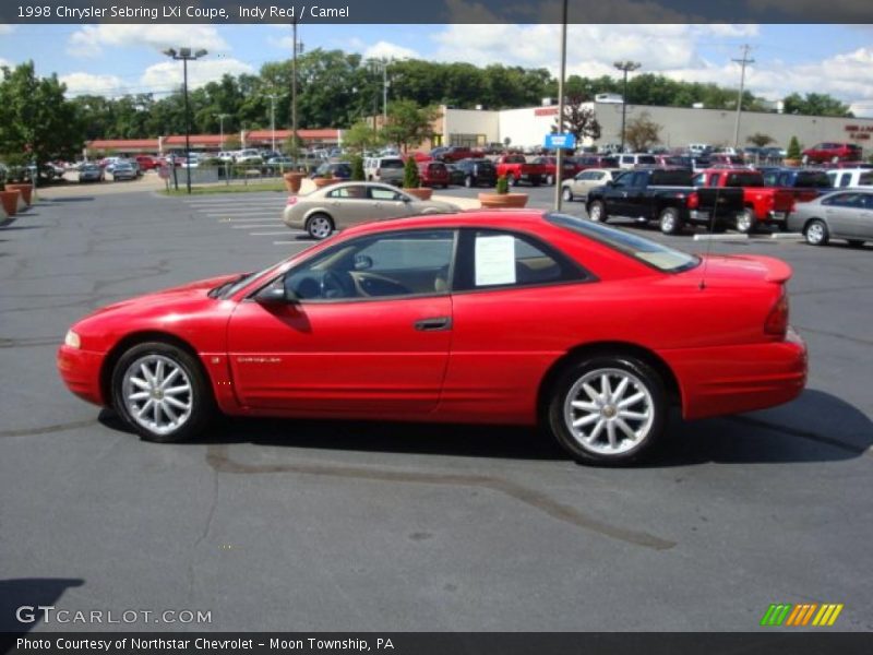 Indy Red / Camel 1998 Chrysler Sebring LXi Coupe