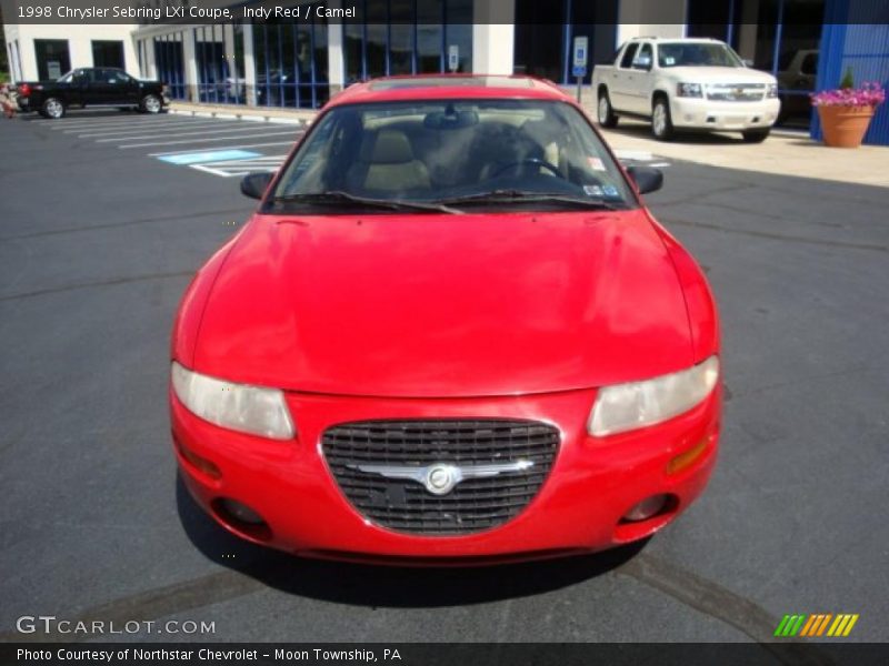 Indy Red / Camel 1998 Chrysler Sebring LXi Coupe