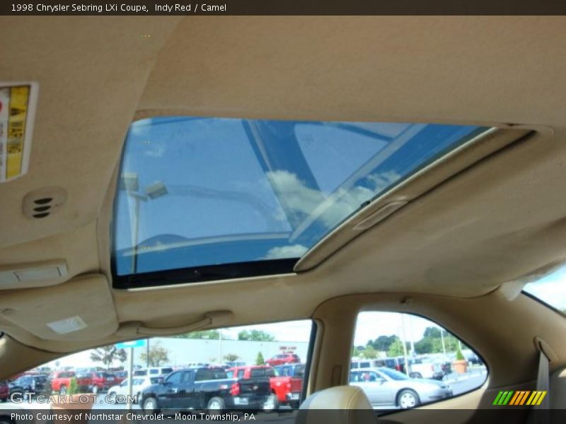 Indy Red / Camel 1998 Chrysler Sebring LXi Coupe