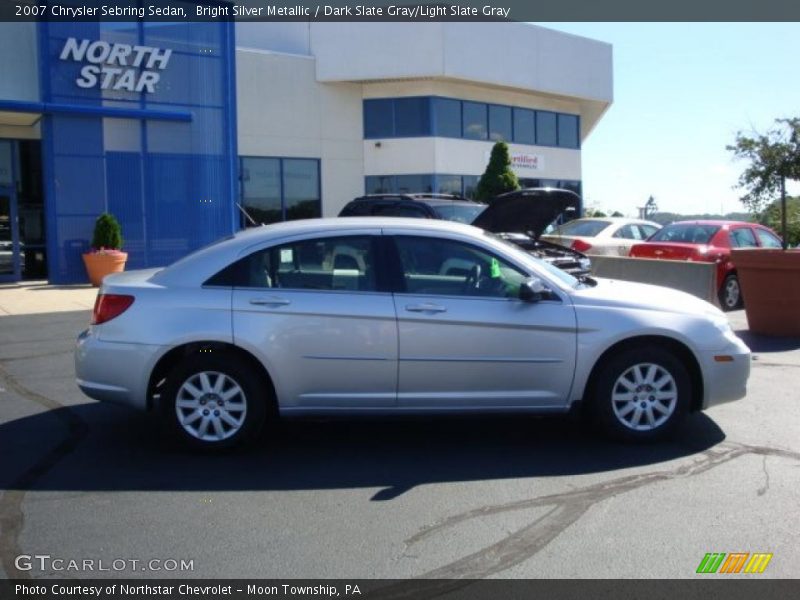 Bright Silver Metallic / Dark Slate Gray/Light Slate Gray 2007 Chrysler Sebring Sedan