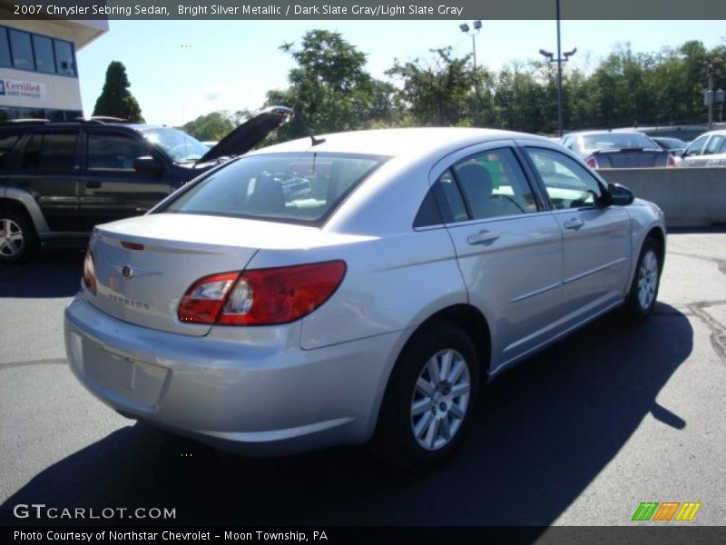 Bright Silver Metallic / Dark Slate Gray/Light Slate Gray 2007 Chrysler Sebring Sedan