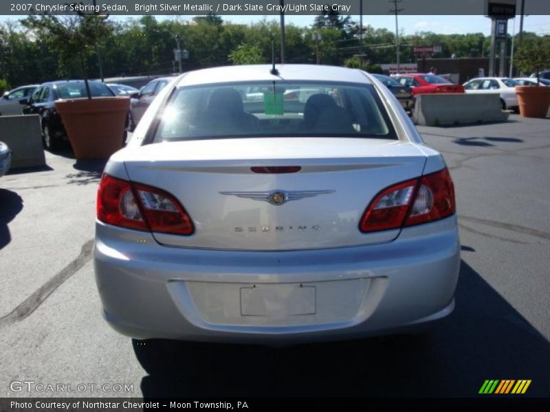 Bright Silver Metallic / Dark Slate Gray/Light Slate Gray 2007 Chrysler Sebring Sedan