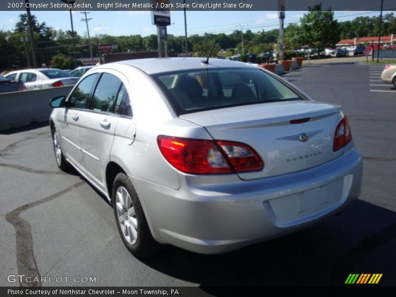 Bright Silver Metallic / Dark Slate Gray/Light Slate Gray 2007 Chrysler Sebring Sedan