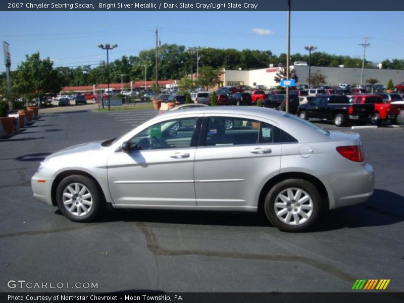 Bright Silver Metallic / Dark Slate Gray/Light Slate Gray 2007 Chrysler Sebring Sedan