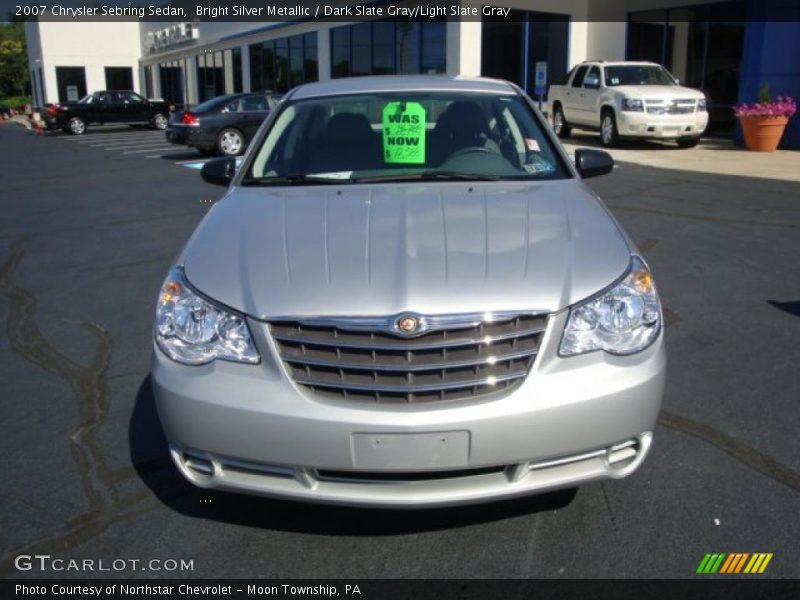 Bright Silver Metallic / Dark Slate Gray/Light Slate Gray 2007 Chrysler Sebring Sedan