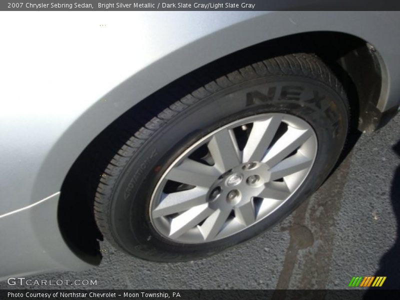 Bright Silver Metallic / Dark Slate Gray/Light Slate Gray 2007 Chrysler Sebring Sedan
