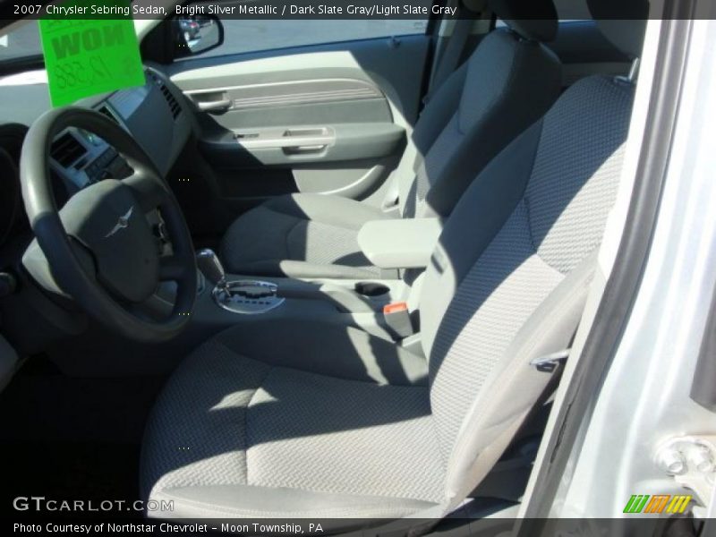 Bright Silver Metallic / Dark Slate Gray/Light Slate Gray 2007 Chrysler Sebring Sedan