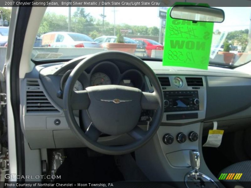 Bright Silver Metallic / Dark Slate Gray/Light Slate Gray 2007 Chrysler Sebring Sedan