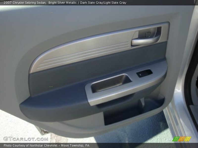 Bright Silver Metallic / Dark Slate Gray/Light Slate Gray 2007 Chrysler Sebring Sedan