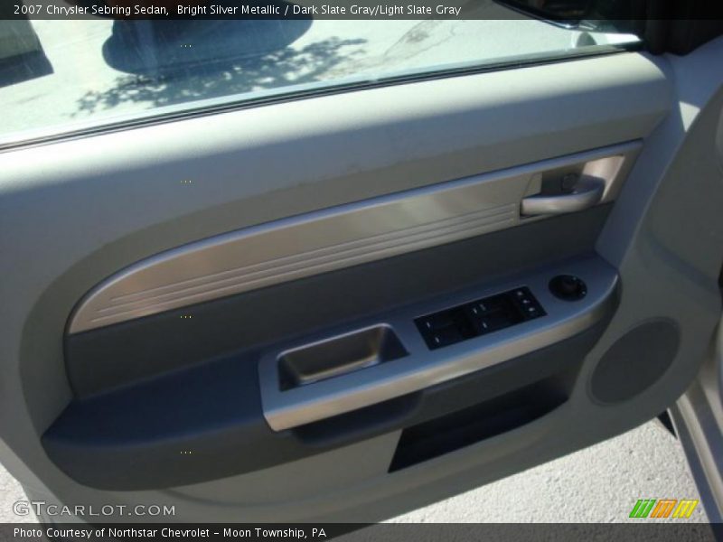 Bright Silver Metallic / Dark Slate Gray/Light Slate Gray 2007 Chrysler Sebring Sedan