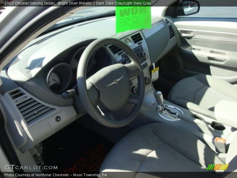 Bright Silver Metallic / Dark Slate Gray/Light Slate Gray 2007 Chrysler Sebring Sedan