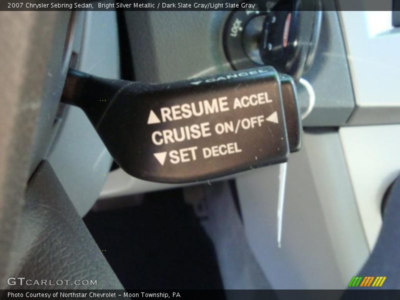Bright Silver Metallic / Dark Slate Gray/Light Slate Gray 2007 Chrysler Sebring Sedan