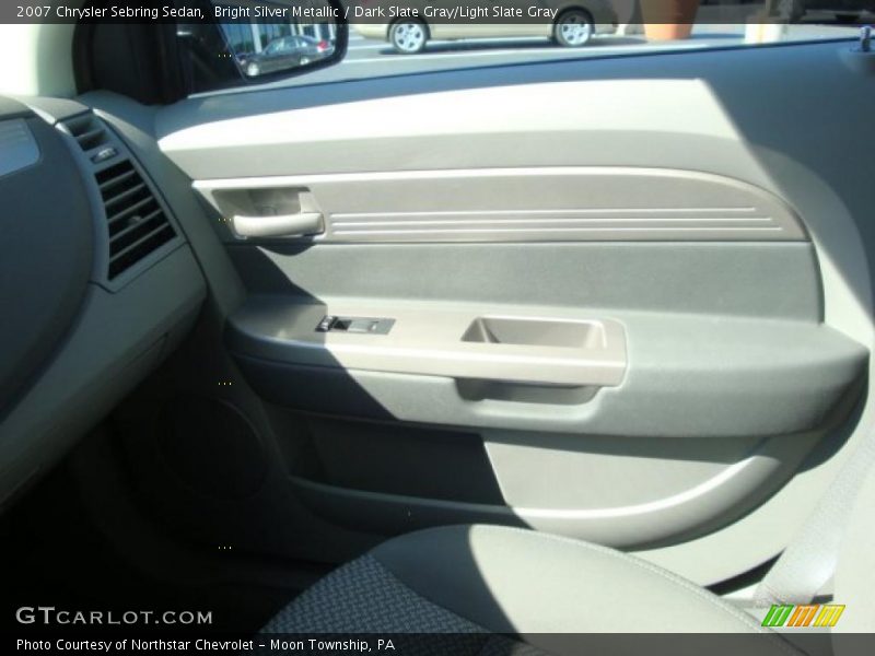 Bright Silver Metallic / Dark Slate Gray/Light Slate Gray 2007 Chrysler Sebring Sedan