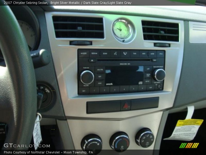 Bright Silver Metallic / Dark Slate Gray/Light Slate Gray 2007 Chrysler Sebring Sedan