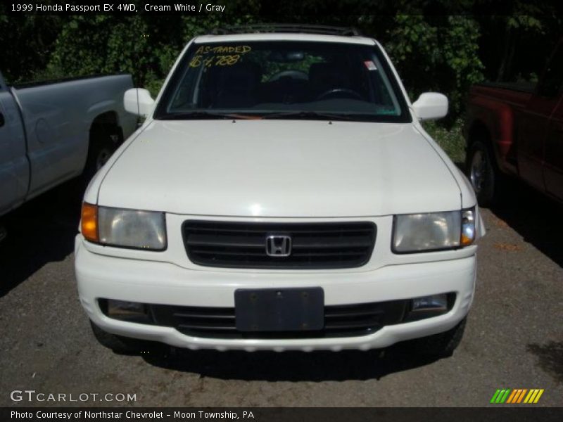 Cream White / Gray 1999 Honda Passport EX 4WD