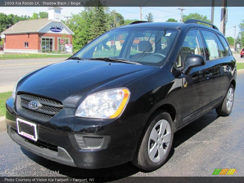 Shadow Black / Beige 2009 Kia Rondo LX