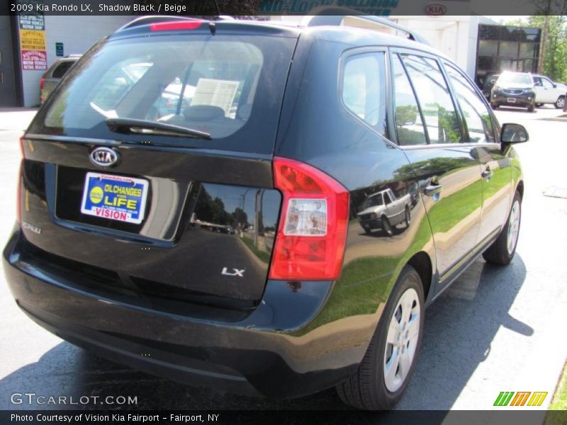 Shadow Black / Beige 2009 Kia Rondo LX