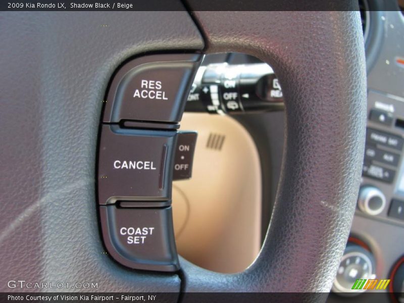 Shadow Black / Beige 2009 Kia Rondo LX
