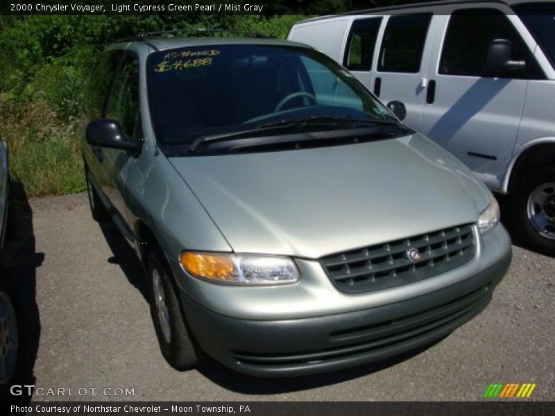 Light Cypress Green Pearl / Mist Gray 2000 Chrysler Voyager