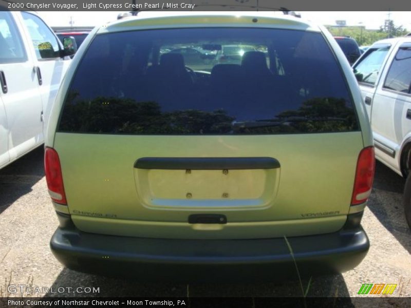 Light Cypress Green Pearl / Mist Gray 2000 Chrysler Voyager