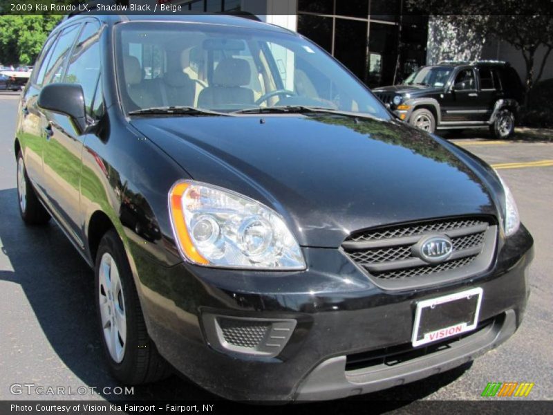 Shadow Black / Beige 2009 Kia Rondo LX