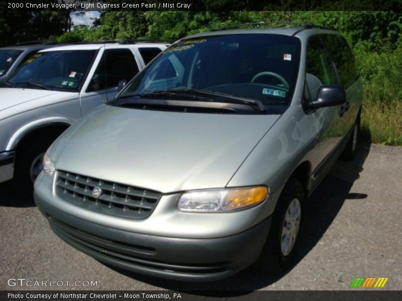 Light Cypress Green Pearl / Mist Gray 2000 Chrysler Voyager