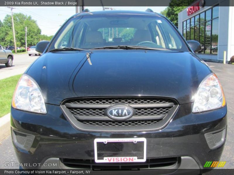 Shadow Black / Beige 2009 Kia Rondo LX